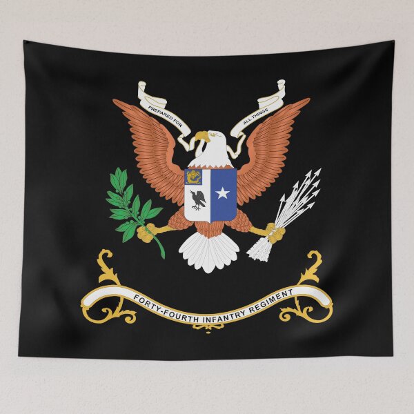 Item preview, Army - Regimental Colors - 44th Infantry Regiment - PREPARED FOR ALL THINGS X 300 designed and sold by Military Insignia Products.