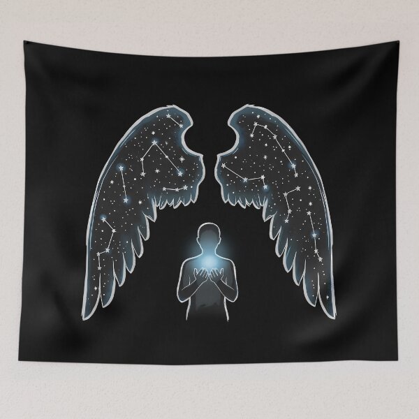 Item preview, The Dream keeper – Surreal Minimalist Constellation Artwork designed and sold by Vrixat.