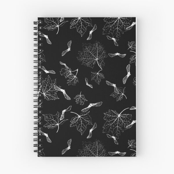 Item preview, Bats & Webs - ink observational drawing of Sycamore leaves and seeds designed and sold by McCammontMakes.