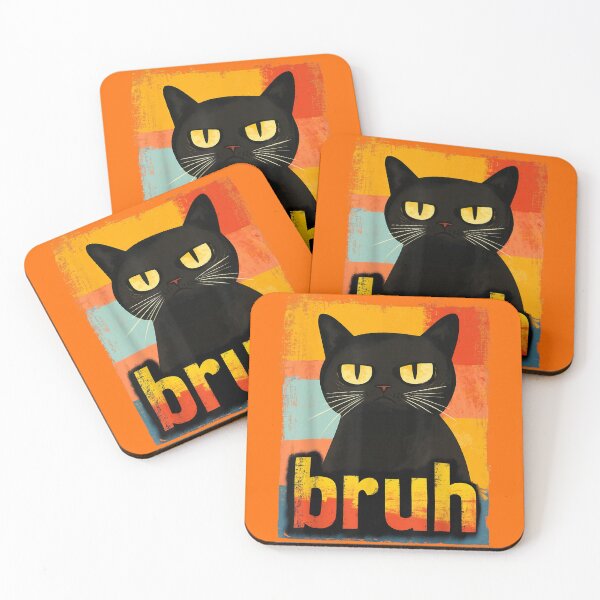 Item preview, Black Cat Bruh designed and sold by BASKF.