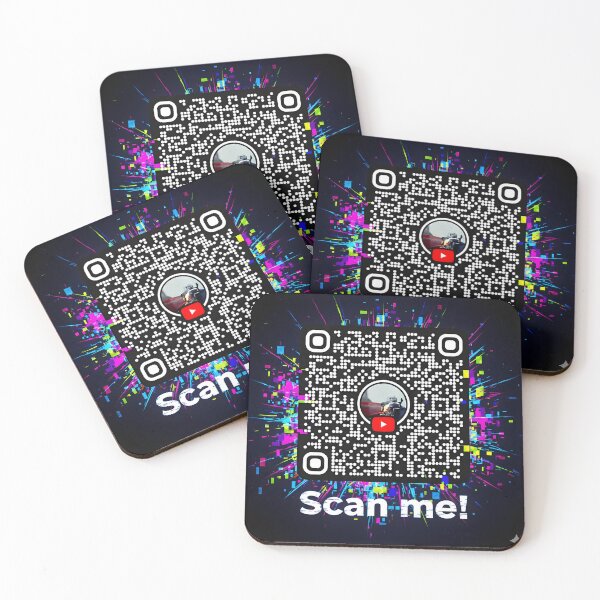 Item preview, Cyberpunk "Scan Me" QR Code Vlogger Art designed and sold by magafadu.