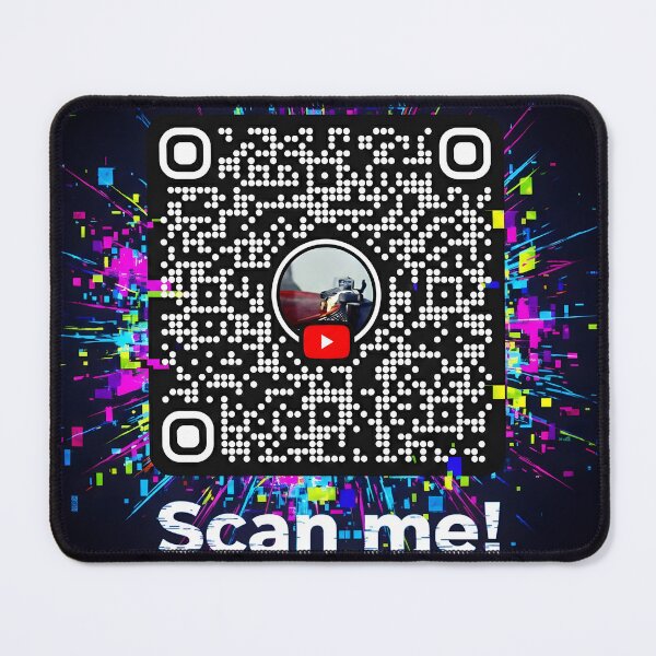 Item preview, Cyberpunk "Scan Me" QR Code Vlogger Art designed and sold by magafadu.