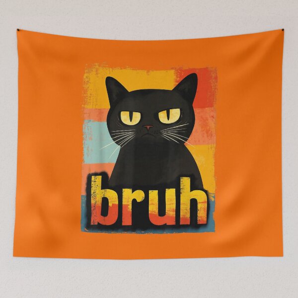 Item preview, Black Cat Bruh designed and sold by BASKF.