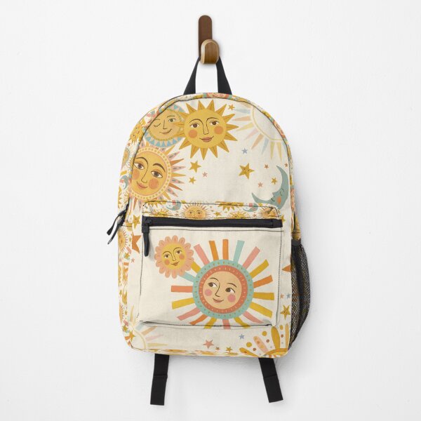 Item preview, Celestial Sun & Moon Pattern – Vintage Cosmic Vibes designed and sold by HotFluff.