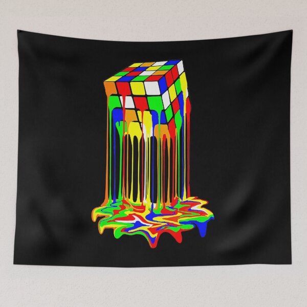 Item preview, Awesome Graphic Melting Rubik Rubix Rubics Cube 		 designed and sold by sgyywgci87.