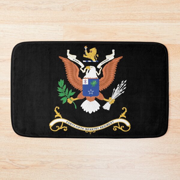 Item preview, Army - Regimental Colors - 45th Infantry Regiment - STRONG TO ENDURE X 300 designed and sold by Military Insignia Products.