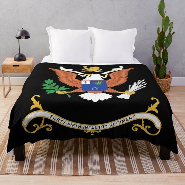 Item preview, Army - Regimental Colors - 45th Infantry Regiment - STRONG TO ENDURE X 300 designed and sold by Military Insignia Products.