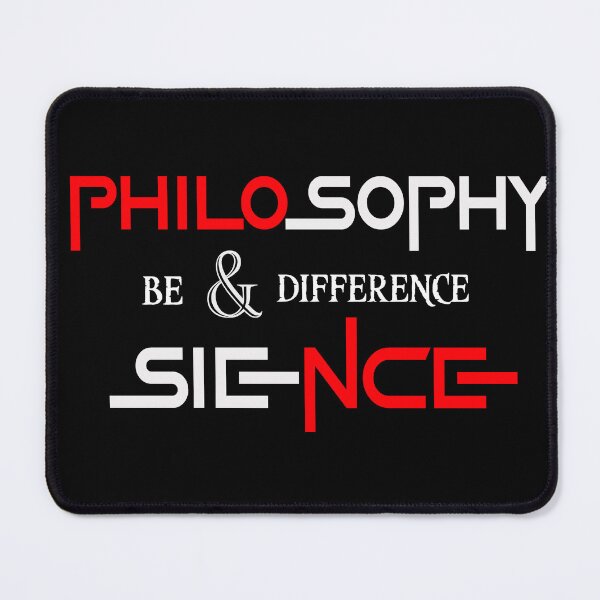 Item preview, "Philosophy vs Science – Be & Difference Statement Design" designed and sold by NORENTE.
