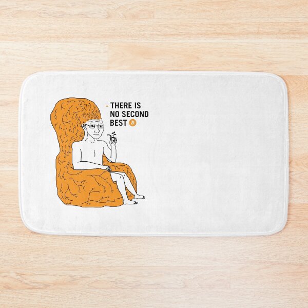 Item preview, Big Brain Wojak Bitcoin Michael Saylor Quotes There is No Second Best designed and sold by CyberRex.
