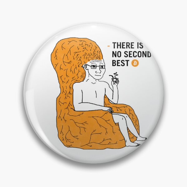 Item preview, Big Brain Wojak Michael Saylor There Is No Second Best Bitcoin Meme  designed and sold by CyberRex.