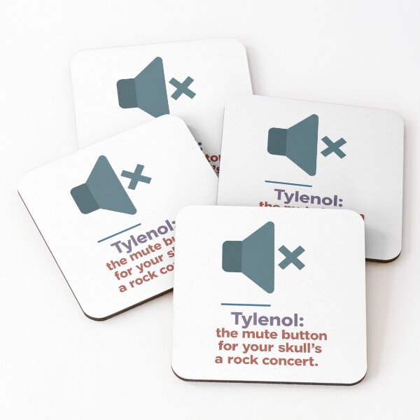 Item preview, Tylenol: Mute Button for Headaches designed and sold by Apex Designs.