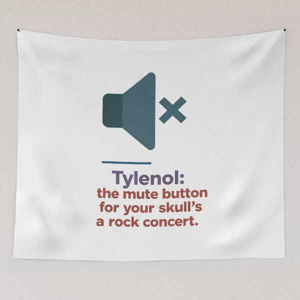 Item preview, Tylenol: Mute Button for Headaches designed and sold by Apex Designs.