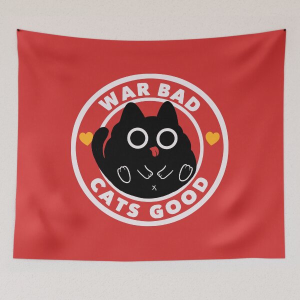 Item preview, War Bad Cats Good by Tobe Fonseca designed and sold by Tobe Fonseca®.