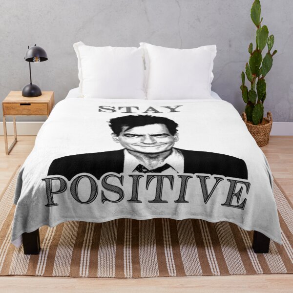 Item preview, Stay Positive Charlie Sheen designed and sold by gkhaufkg63.