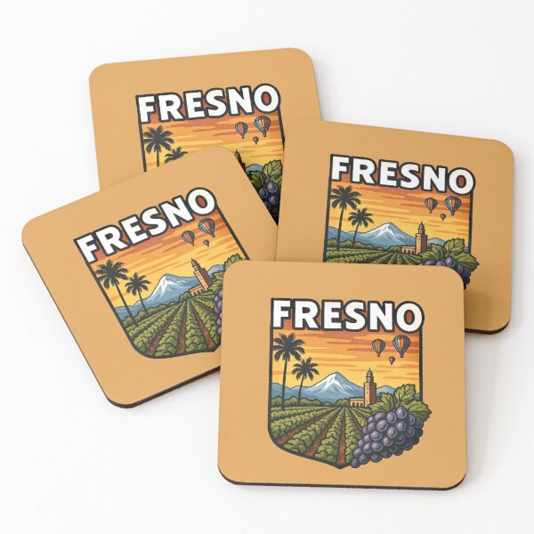 Item preview, Fresno Vineyards & Sierra Sunset designed and sold by Myra365Art.