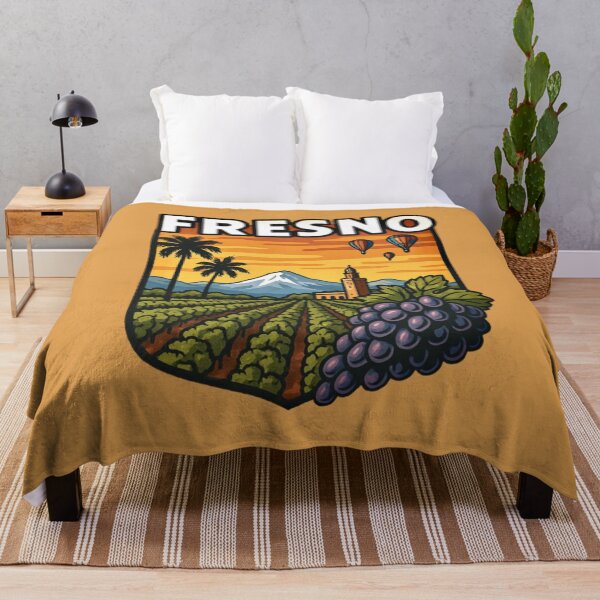 Item preview, Fresno Vineyards & Sierra Sunset designed and sold by Myra365Art.