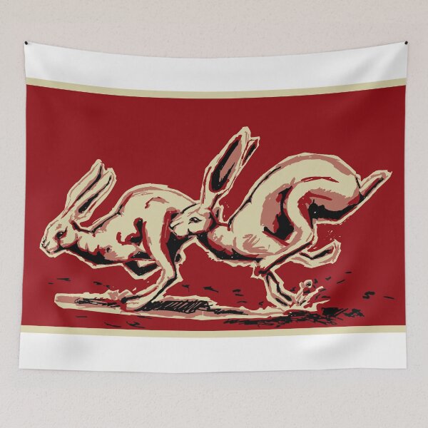 Item preview, Wild Hare, Red Rabbits designed and sold by Plantedbones.