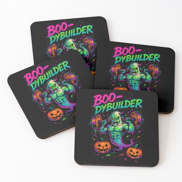Item preview, Boodybuilder Ghost Halloween Graffiti designed and sold by Joyful-Park.