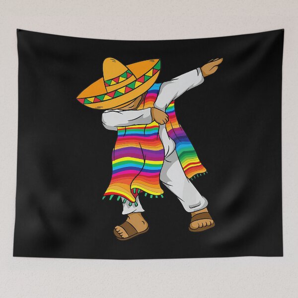 Item preview, Mexico 	 Mexican Poncho Hispanic Heritage Month 	 Kids 		 designed and sold by syidhgqfkp27.