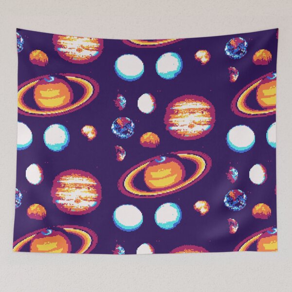 Item preview, Pixelated Solar system planets! designed and sold by Planetation.