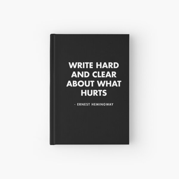 Item preview, Ernest Hemingway - Write Hard and Clear About What Hurts designed and sold by AlanPun.