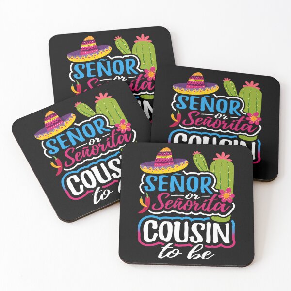 Item preview, Senor Or Senorita Cousin To Be Gender Reveal Mexican Fiesta 		 designed and sold by ijkdpszag76.