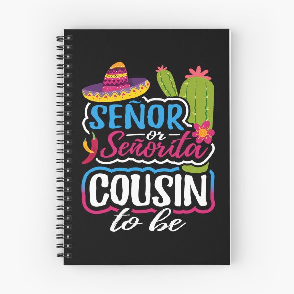Item preview, Senor Or Senorita Cousin To Be Gender Reveal Mexican Fiesta 		 designed and sold by ijkdpszag76.