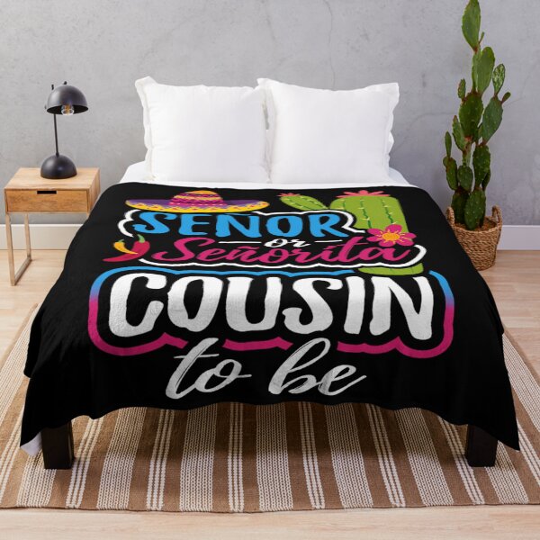 Item preview, Senor Or Senorita Cousin To Be Gender Reveal Mexican Fiesta 		 designed and sold by ijkdpszag76.