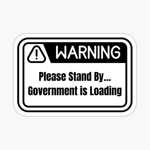 Item preview, Federal Government Shutdown. designed and sold by Expender Hub.