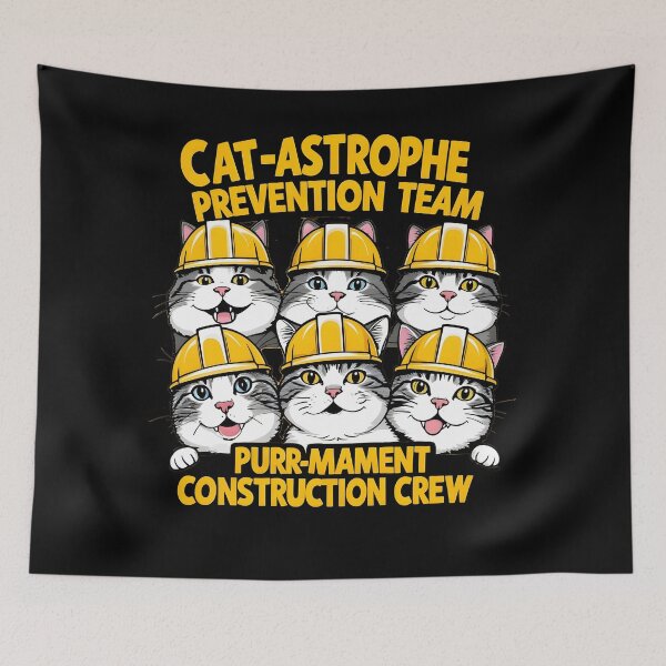Item preview, work jokes catswithhardhats designed and sold by Uglyandcute.