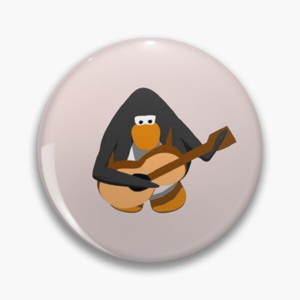 Item preview, penguin playing guitar designed and sold by Nuubsz__.