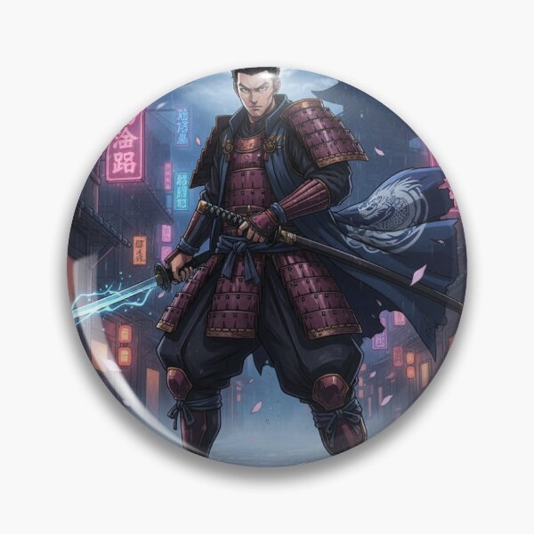Item preview, Neon Blade Samurai designed and sold by Artisyours.