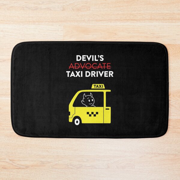 Item preview, Devil’s Taxi Driver | Witty Cartoon Devil Artwork with a Playful Twist designed and sold by Ovitees.