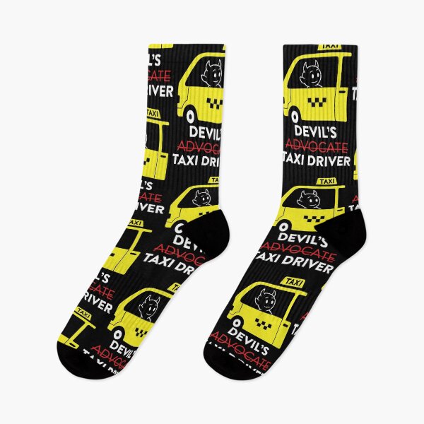 Item preview, Devil’s Taxi Driver | Witty Cartoon Devil Artwork with a Playful Twist designed and sold by Ovitees.