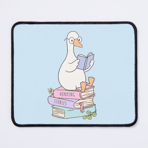 Item preview, Bookish Goose – Cute Reading Goose on Stack of Books designed and sold by Vistosa Designs.
