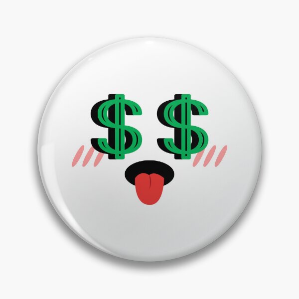 Item preview, Cute kawaii tongue out money eyes face designed and sold by BlushyPrint.