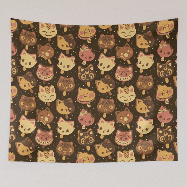 Item preview, Cat Popsicles Pattern by Tobe Fonseca designed and sold by Tobe Fonseca®.