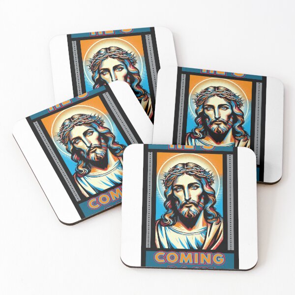 Item preview, JESUS PORTRAIT: He's Coming Back designed and sold by Holy Coast Threads (Formerly ChristianFlower).