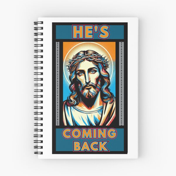 Item preview, JESUS PORTRAIT: He's Coming Back designed and sold by Holy Coast Threads (Formerly ChristianFlower).