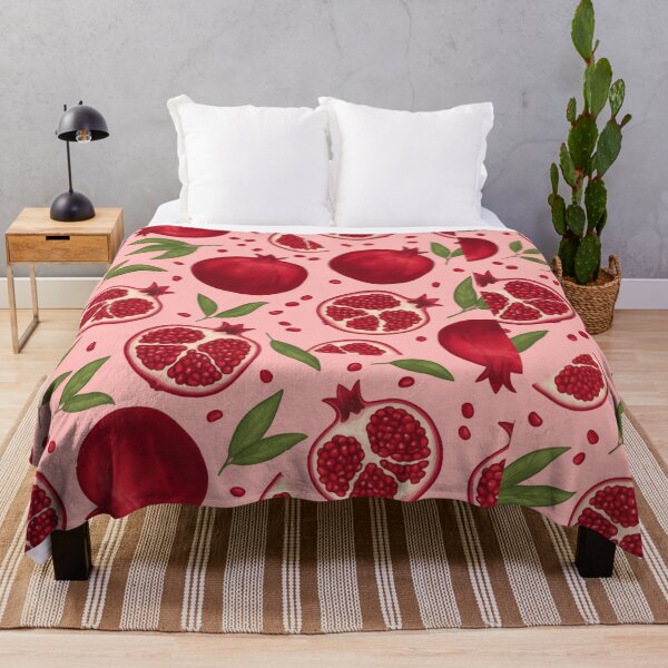 Item preview, Juicy Pomegranate Fruits Pattern Seeds Lovers Tropical Summer Charm designed and sold by SkeletonsDanger.