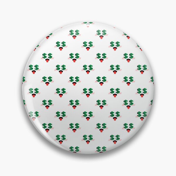 Item preview, Cute kawaii tongue out money eyes face pattern designed and sold by BlushyPrint.