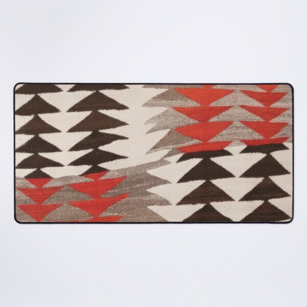 Item preview, NAVAJO DOUBLE HORSE SADDLE BLANKET MADE IN 1920s - Authentic Reprint designed and sold by Big Bang Canvas.