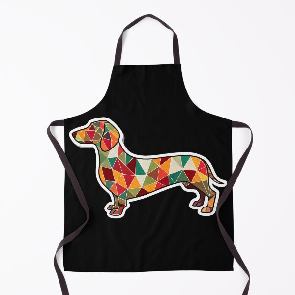Item preview, Colorful Mosaic Dachshund Dog – Geometric Artistic Design designed and sold by VividOrganica.