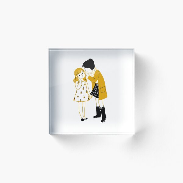 Secrets Between Friends Acrylic Block