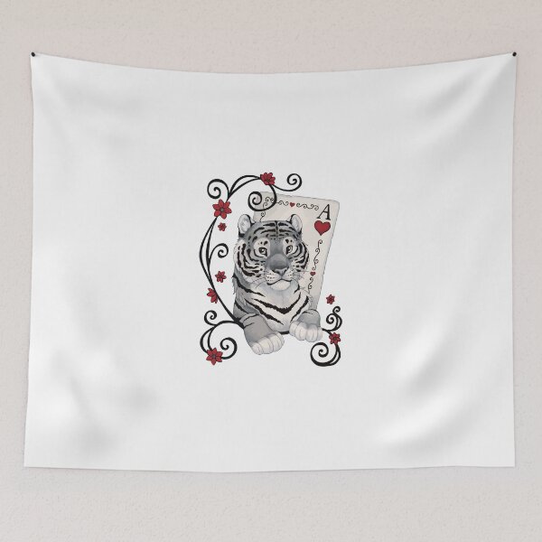 Item preview, Tiger Ace of Hearts designed and sold by ClothingSimple.