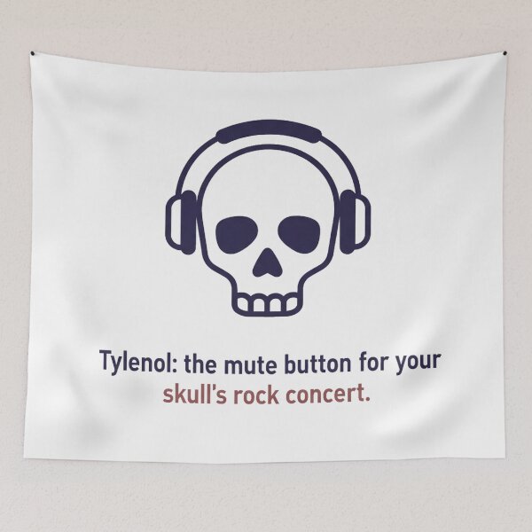 Item preview, Tylenol Parody: Headache Mute Button designed and sold by Apex Designs.