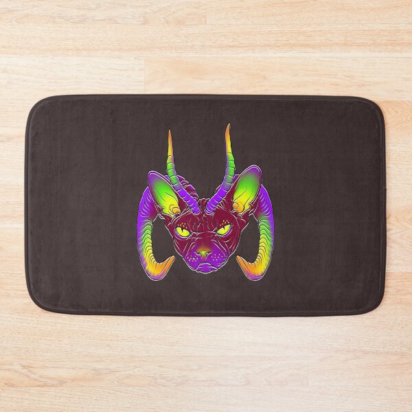 Item preview, Neon Demonic Cat for Halloween designed and sold by Benjamin Lou.