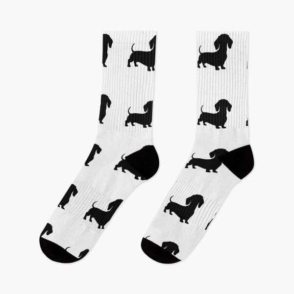 Item preview, Minimalist Dachshund Silhouette – Clean Black Dog Design designed and sold by VividOrganica.