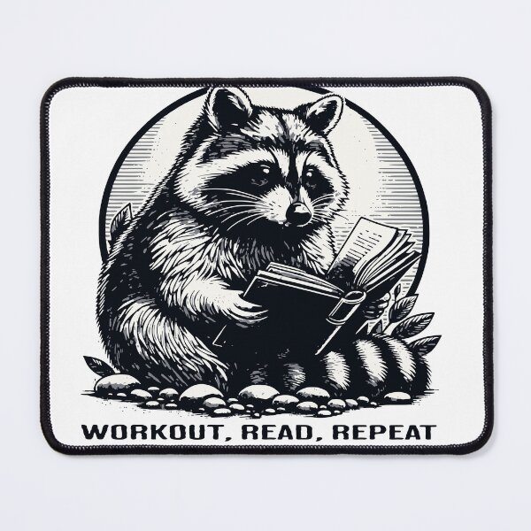 Item preview, Bookish Raccoon Reading Shirt – Cute Trash Panda Graphic Tee – Funny Animal Gift for Book Lovers & Readers designed and sold by Graphic Botique.
