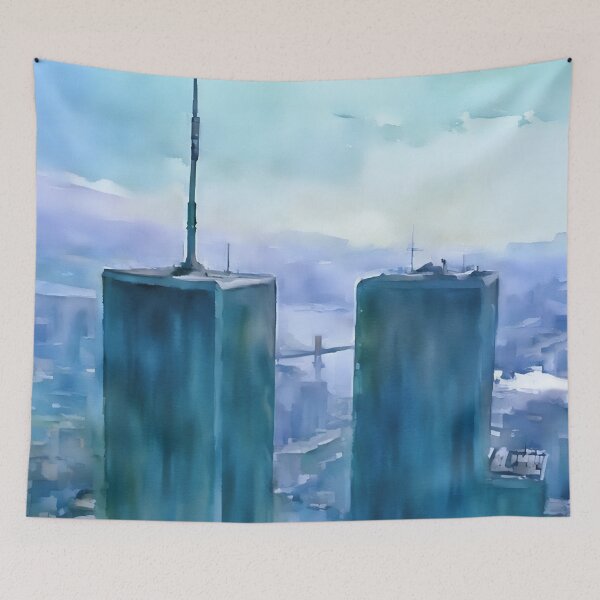 Item preview, Twin Tops designed and sold by RCWatercolours.